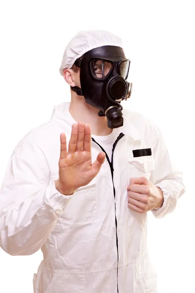 Man in protective wear — Stock Photo, Image