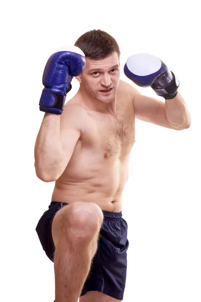 Portrait of a kick boxer — Stock Photo, Image