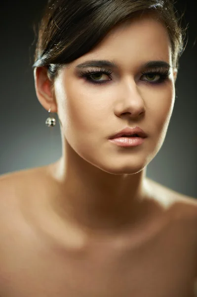 Closeup beauty portrait — Stock Photo, Image