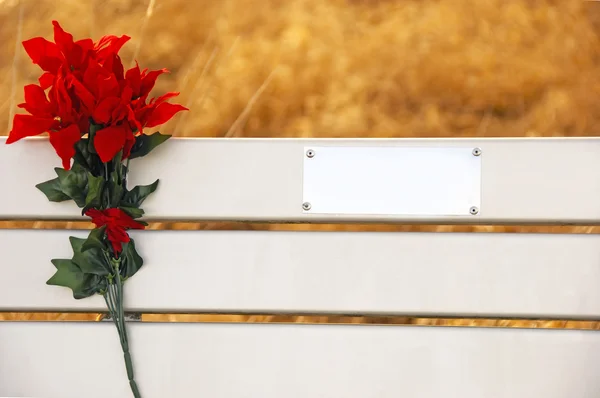 stock image Park Bench Memorial