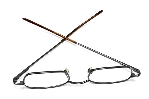 Olvasó szemüveg elszigetelt fehér — Stock Fotó