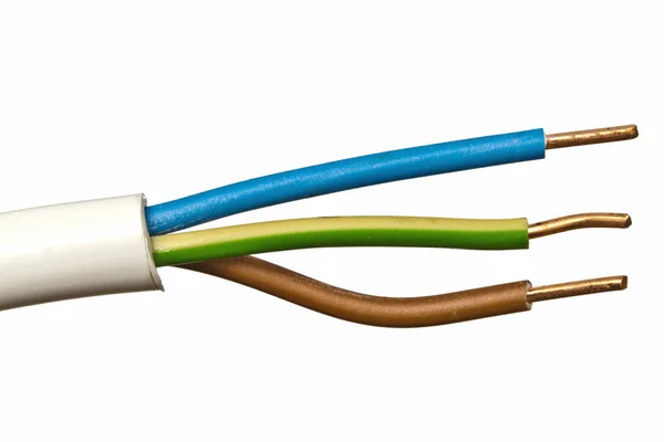 Primer plano de un cable eléctrico —  Fotos de Stock