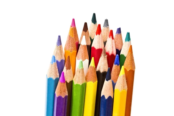 Crayons colorés sur le focus — Photo