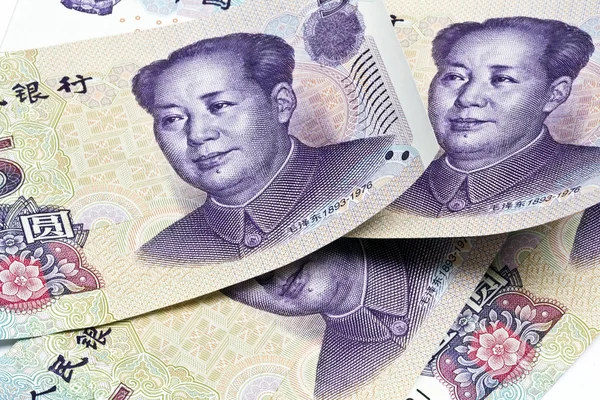 Bakgrund av kinesiska pengar — Stockfoto