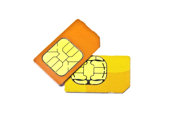 A mobiltelefon SIM-kártyák — Stock Fotó