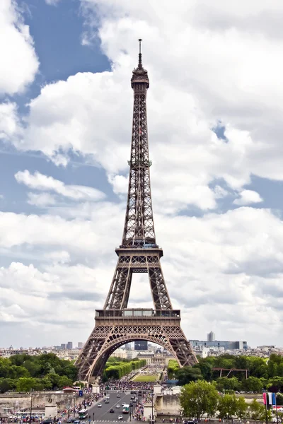 Wieża Eiffel, Paryż, Francja — Zdjęcie stockowe
