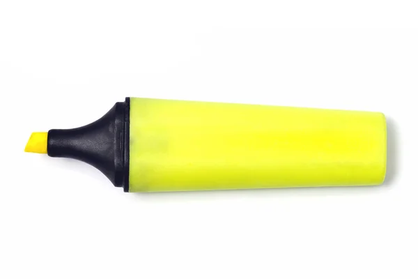Жёлтый маркер — стоковое фото