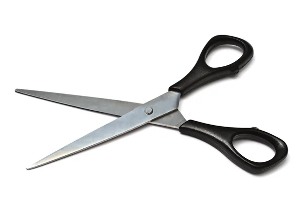 Yellow handled scissors — Stock Photo, Image