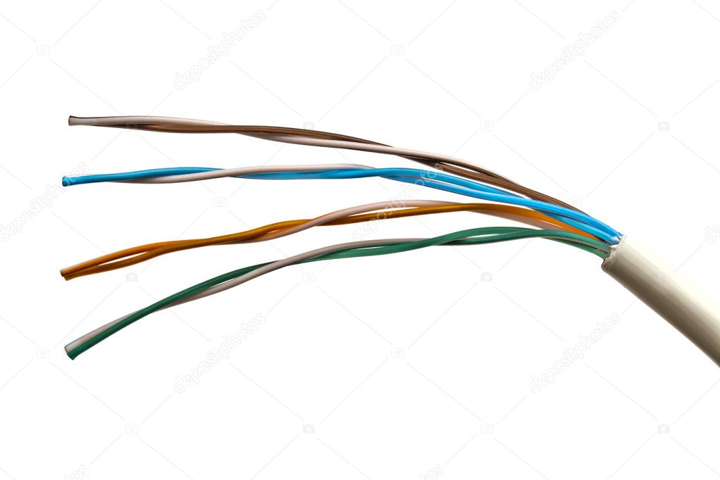 Colorful electrical wire