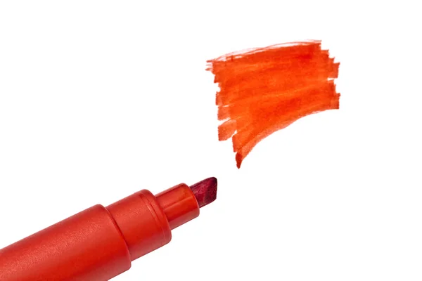 Red highlighter — Stock Photo, Image