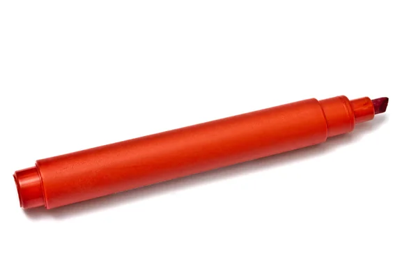红色荧光笔 — 图库照片