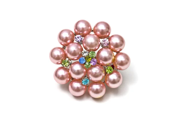 Pink Brooch — Stock Photo, Image