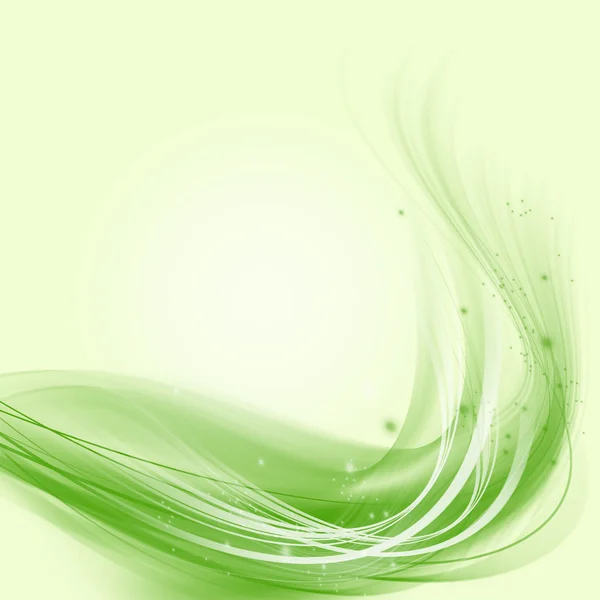 绿色的现代抽象背景 — 图库照片