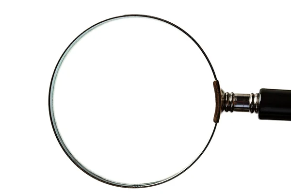 Magnifying Glass Isolated White Background — Stock Photo, Image