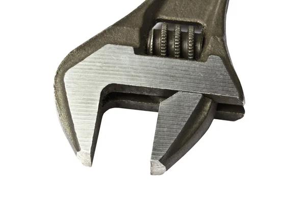 Adjustable Wrench Isolated White Background — Stock Photo, Image
