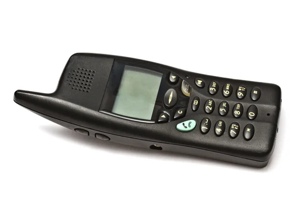 Бездротовий Телефон Ізольований Білому Фоні — стокове фото