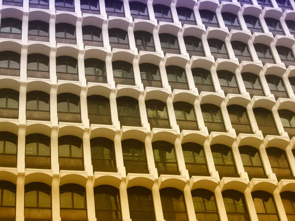 Tekstura Tło Windows Wieżowiec Hongkongu — Zdjęcie stockowe