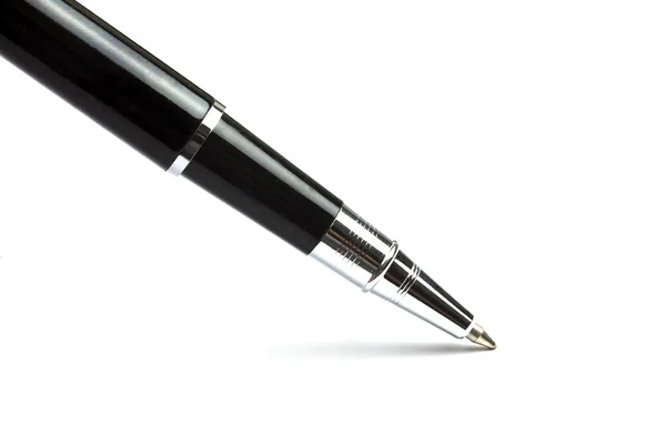 Czarnym długopisem — Zdjęcie stockowe