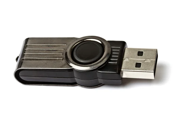 Memoria USB aislada en blanco —  Fotos de Stock