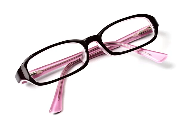 Schöne Gläser Isoliert Auf Weißem Hintergrund — Stockfoto