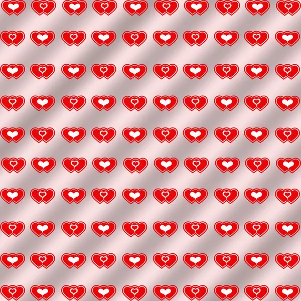 Red heart background — Stock Photo, Image