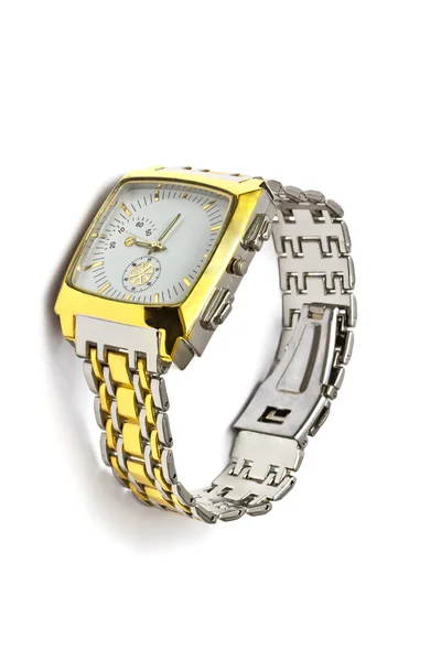 Wristwatch - Isolated on white background — Stock Photo, Image