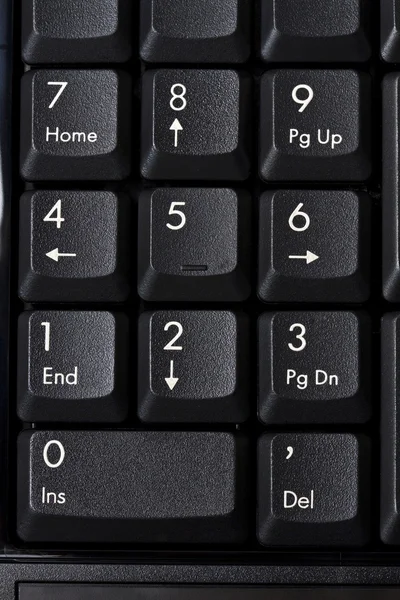 コンピューターのキーボードのクローズ アップ — ストック写真