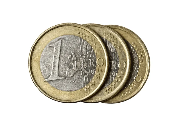 Pièces en euros — Photo