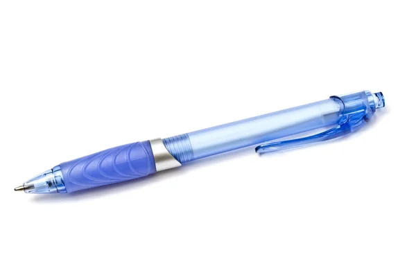 Blue ball point pen — Stock Photo, Image