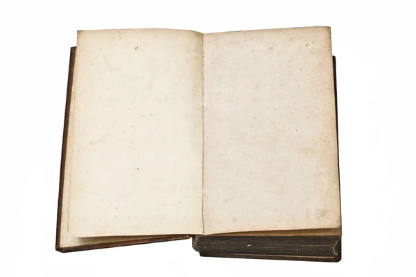 Eski Bir Kitabın Boş Eski Kağıt — Stok fotoğraf