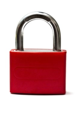 Red padlock clipart