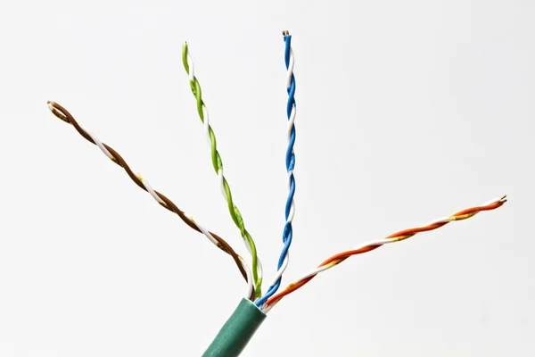 Colorful electrical wire — Stock Photo, Image