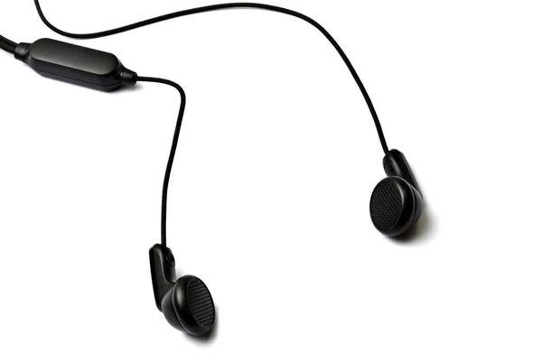 Ακουστικά απομονωμένα σε λευκό — Φωτογραφία Αρχείου