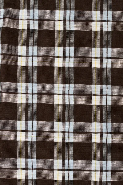 Checkered fabric pattern background — Stock Photo, Image