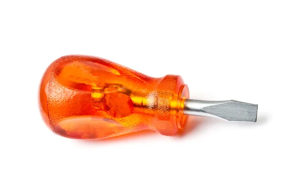 Mini screwdriver isolated on white — Stock Photo, Image