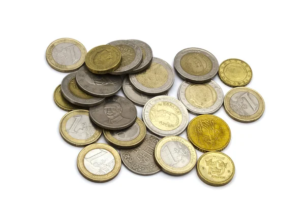 Különböző érmék — Stock Fotó