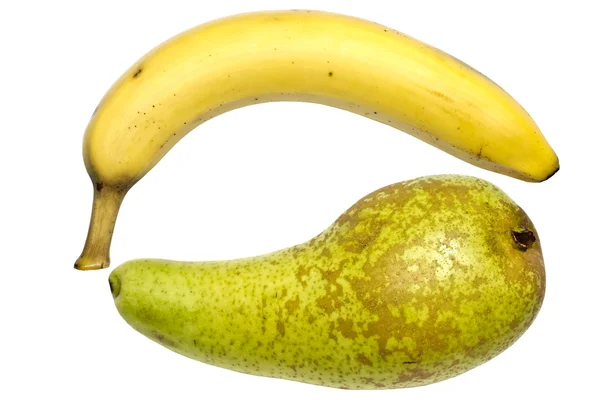 Plátano y pera —  Fotos de Stock