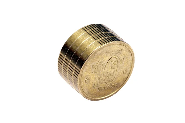 Svéd korona érméket — Stock Fotó