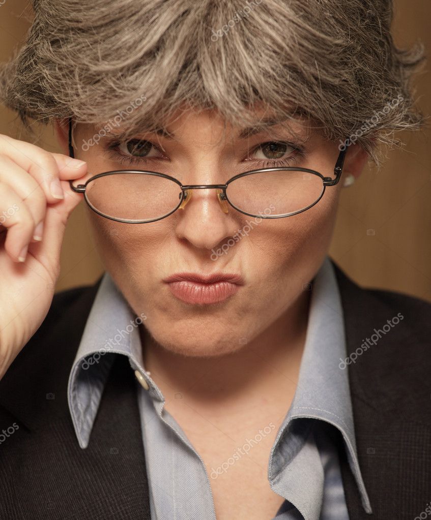 Angry school teacher — Stock Photo © felixtm #4551532