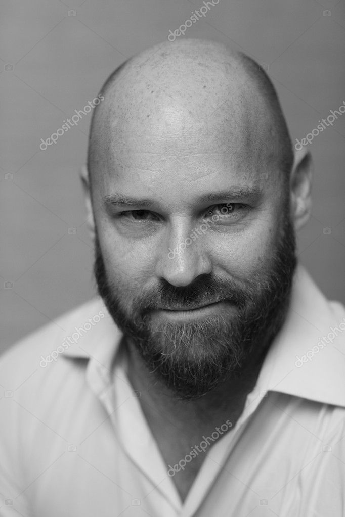 Handsome bald man — Stock Photo © felixtm #5221676