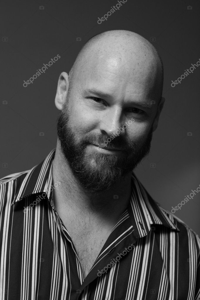 Handsome bald man — Stock Photo © felixtm #5221767