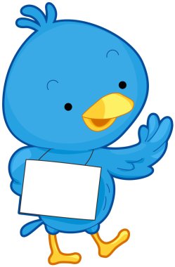 Bird Message clipart