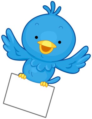 Bird Message clipart