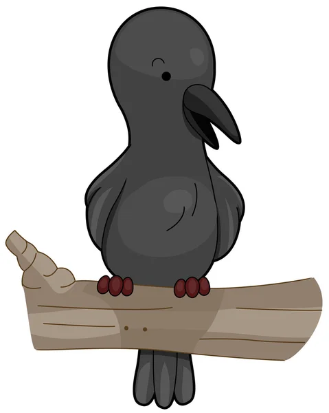 Crow — Stock Vector