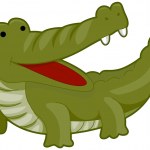 Cute Crocodile — Stock Photo © lenmdp #3954523