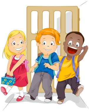 Grade Schoolers clipart