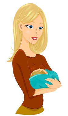 Mom and Baby clipart