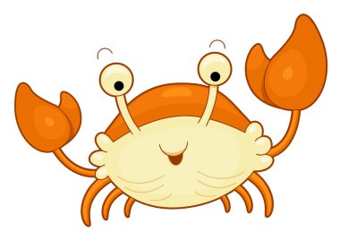 Cute Crab clipart