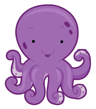 Cute Octopus clipart