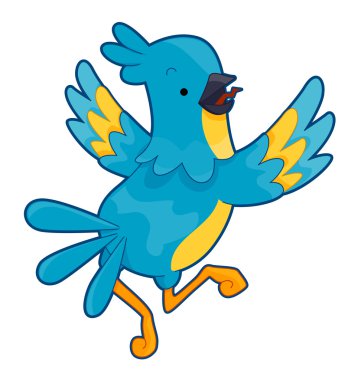 Cute Parrot clipart